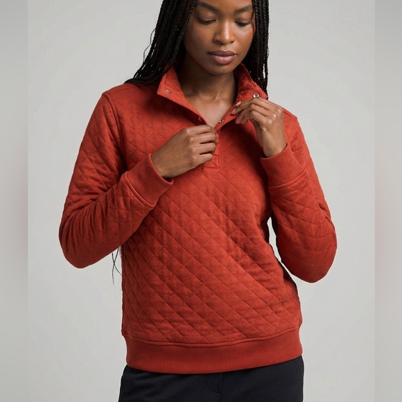lululemon athletica Quilted Pullover in Red - Picture 3 of 3